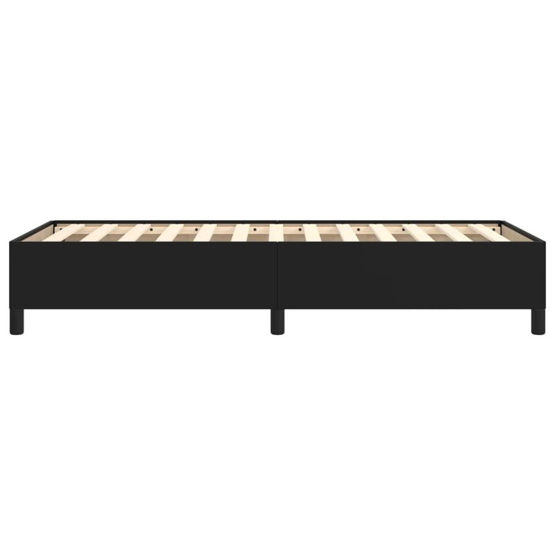 Casa si Gradina - Mobilier - Paturi si accesorii - Paturi - Cadru de pat, negru, 80x200 cm, piele ecologica - Infinity.ro