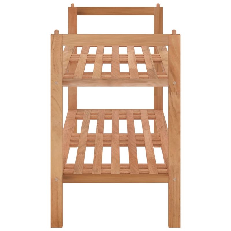 Casa si Gradina - Mobilier - Organizare si depozitare - Organizator incaltaminte - Suport de pantofi, 69x27x41 cm, lemn masiv de nuc - Infinity.ro