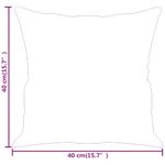 Casa si Gradina - Textile si covoare - Perne si pilote - Perne decorative - Perne decorative, 2 buc., gri, 40x40 cm, piele ecologica - Infinity.ro