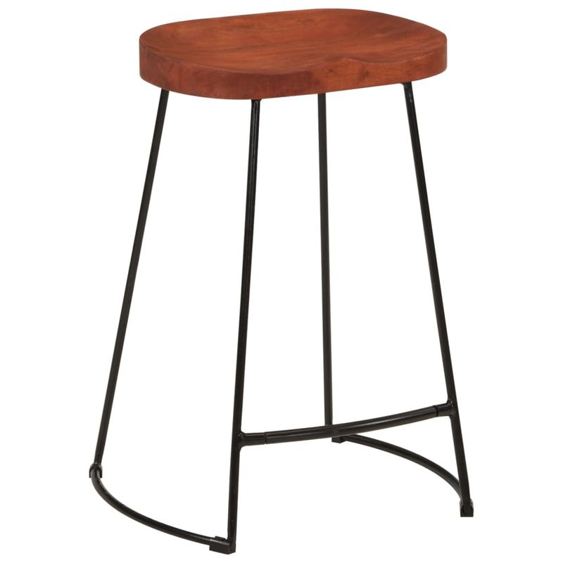 Casa si Gradina - Mobilier - Scaune si fotolii - Scaune - Scaune de bar Gavin 2 buc. 45x40x63 cm lemn masiv de mango - Infinity.ro