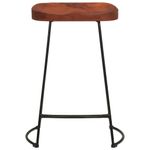 Casa si Gradina - Mobilier - Scaune si fotolii - Scaune - Scaune de bar Gavin 2 buc. 45x40x63 cm lemn masiv de mango - Infinity.ro