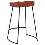 Casa si Gradina - Mobilier - Scaune si fotolii - Scaune - Scaune de bar Gavin 2 buc. 45x40x63 cm lemn masiv de mango - Infinity.ro