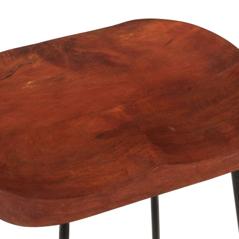 Casa si Gradina - Mobilier - Scaune si fotolii - Scaune - Scaune de bar Gavin 2 buc. 45x40x63 cm lemn masiv de mango - Infinity.ro