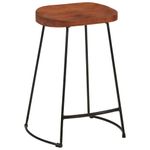 Casa si Gradina - Mobilier - Scaune si fotolii - Scaune - Scaune de bar Gavin 2 buc. 45x40x63 cm lemn masiv de mango - Infinity.ro