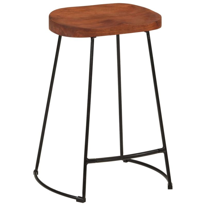 Casa si Gradina - Mobilier - Scaune si fotolii - Scaune - Scaune de bar Gavin 2 buc. 45x40x63 cm lemn masiv de mango - Infinity.ro