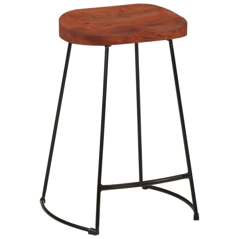 Casa si Gradina - Mobilier - Scaune si fotolii - Scaune - Scaune de bar Gavin 2 buc. 45x40x63 cm lemn masiv de mango - Infinity.ro