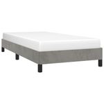 Casa si Gradina - Mobilier - Paturi si accesorii - Paturi - Cadru de pat, gri deschis, 80x200 cm, catifea - Infinity.ro