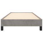 Casa si Gradina - Mobilier - Paturi si accesorii - Paturi - Cadru de pat, gri deschis, 80x200 cm, catifea - Infinity.ro