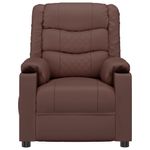 Ingrijire personala si Cosmetice - Sanatate si wellness - Articole wellness - Fotolii de masaj - Fotoliu de masaj, maro, piele ecologica - Infinity.ro