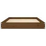 Petshop - Accesorii petshop - Culcusuri si custi - Culcusuri si saltele - Pat pentru caini, maro miere, 91,5x64x9 cm, lemn masiv de pin - Infinity.ro