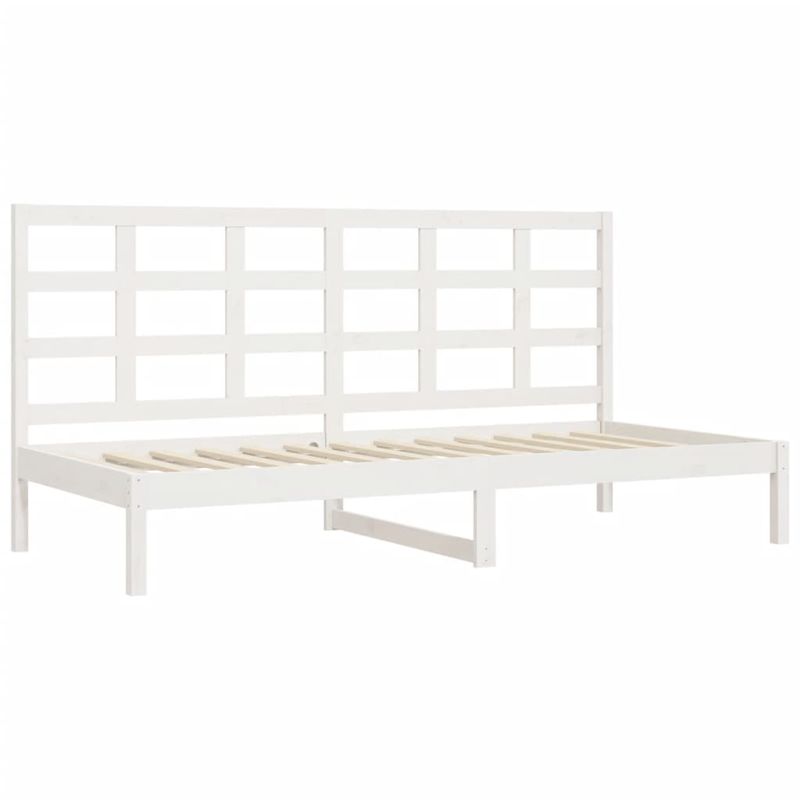 Casa si Gradina - Mobilier - Paturi si accesorii - Paturi - Pat de zi, alb, 90x200 cm, lemn masiv de pin - Infinity.ro