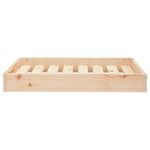Petshop - Accesorii petshop - Culcusuri si custi - Culcusuri si saltele - Pat pentru caini, 71,5x54x9 cm, lemn masiv de pin - Infinity.ro