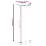 Casa si Gradina - Mobilier - Organizare si depozitare - Organizator incaltaminte - Pantofar, alb, 30x35x100 cm, lemn compozit - Infinity.ro