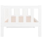 Casa si Gradina - Mobilier - Paturi si accesorii - Paturi - Pat de zi, alb, 90x190 cm, lemn masiv de pin - Infinity.ro