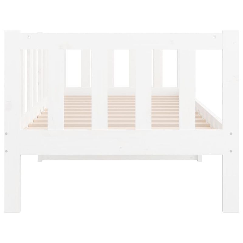 Casa si Gradina - Mobilier - Paturi si accesorii - Paturi - Pat de zi, alb, 90x190 cm, lemn masiv de pin - Infinity.ro