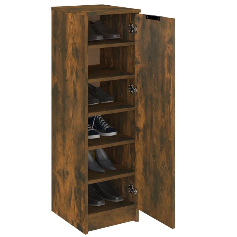 Casa si Gradina - Mobilier - Organizare si depozitare - Organizator incaltaminte - Pantofar, stejar fumuriu, 30x35x100 cm, lemn compozit - Infinity.ro