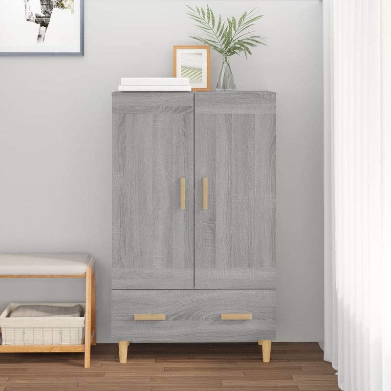 Casa si Gradina - Mobilier - Comode si corpuri - Corpuri bucatarie - Dulap inalt, gri sonoma, 70x31x115 cm, lemn compozit - Infinity.ro