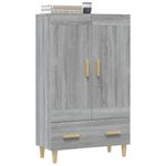 Casa si Gradina - Mobilier - Comode si corpuri - Corpuri bucatarie - Dulap inalt, gri sonoma, 70x31x115 cm, lemn compozit - Infinity.ro
