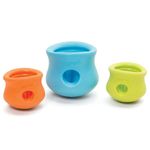 Petshop - Accesorii petshop - Jucarii animale - Jucarii educative - 441991 West Paw Dog Toy with Zogoflex "Toppl" Aqua Blue S - Infinity.ro