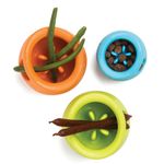 Petshop - Accesorii petshop - Jucarii animale - Jucarii educative - 441991 West Paw Dog Toy with Zogoflex "Toppl" Aqua Blue S - Infinity.ro