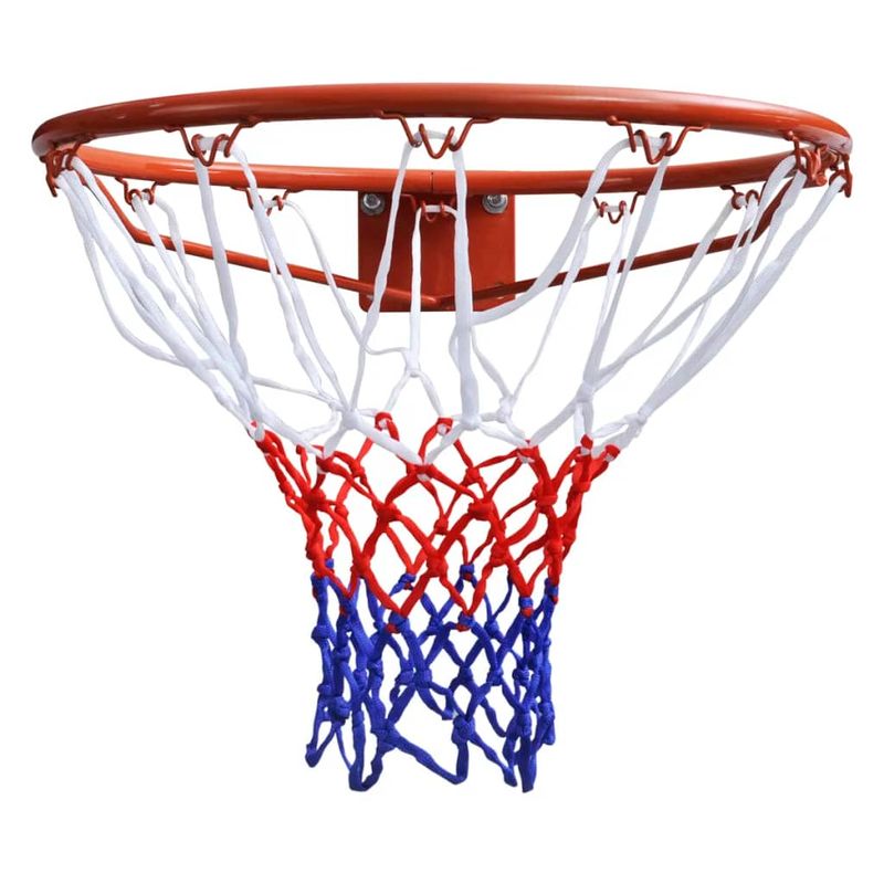 Sport si Outdoor - Sporturi de echipa - Baschet - Cosuri si panouri baschet - Set cos de poarta de baschet, inel cu plasa, portocaliu, 45 cm - Infinity.ro