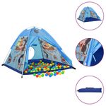 Jucarii, Copii si Bebe - Jucarii si jocuri - Jucarii de exterior - Spatii de joaca si accesorii - Cort de joaca pentru copii cu 250 bile, albastru, 120x120x90 cm, multicolor - Infinity.ro