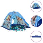 Jucarii, Copii si Bebe - Jucarii si jocuri - Jucarii de exterior - Spatii de joaca si accesorii - Cort de joaca pentru copii cu 250 bile, albastru, 120x120x90 cm, multicolor 1 - Infinity.ro