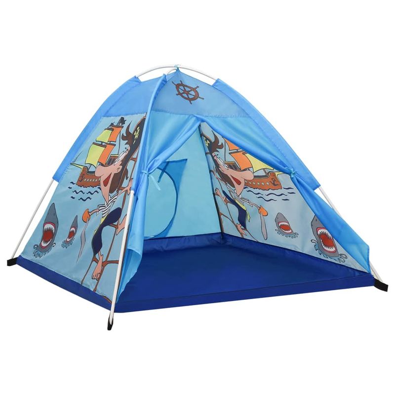 Jucarii, Copii si Bebe - Jucarii si jocuri - Jucarii de exterior - Casute si corturi copii - Cort de joaca pentru copii cu 250 bile, albastru, 120x120x90 cm, multicolor 2 - Infinity.ro