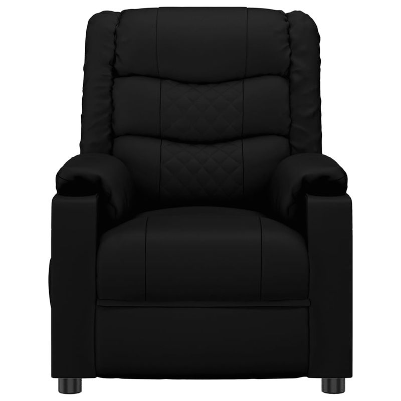 Casa si Gradina - Mobilier - Scaune si fotolii - Fotolii - Fotoliu rabatabil electric, negru, piele ecologica - Infinity.ro