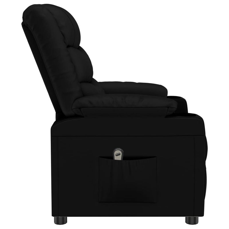 Casa si Gradina - Mobilier - Scaune si fotolii - Fotolii - Fotoliu rabatabil electric, negru, piele ecologica - Infinity.ro