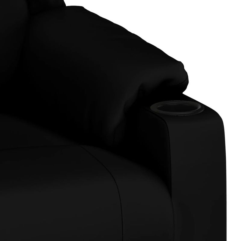 Casa si Gradina - Mobilier - Scaune si fotolii - Fotolii - Fotoliu rabatabil electric, negru, piele ecologica - Infinity.ro