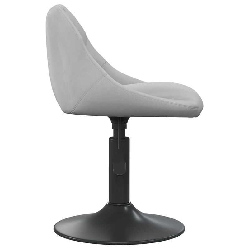 Casa si Gradina - Mobilier - Scaune si fotolii - Scaune - Scaun de bar, gri deschis, catifea - Infinity.ro