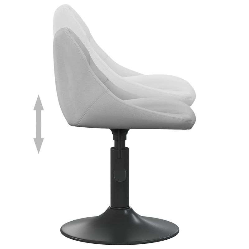 Casa si Gradina - Mobilier - Scaune si fotolii - Scaune - Scaun de bar, gri deschis, catifea - Infinity.ro