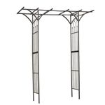 Casa si Gradina - Gradina si terasa - Decoratiuni exterior - Arcade - Nature Arcada de gradina, negru, 114 x 66 x 232 cm, metal - Infinity.ro