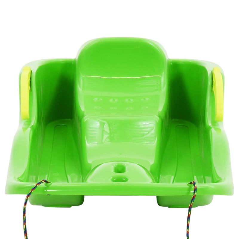 Sport si Outdoor - Sporturi de iarna - Sanius - Sanie cu frane, verde, 87x40x18 cm, polipropilena - Infinity.ro
