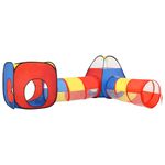 Jucarii, Copii si Bebe - Jucarii si jocuri - Jucarii de exterior - Spatii de joaca si accesorii - Cort de joaca pentru copii, multicolor, 190x264x90 cm, roșu - Infinity.ro