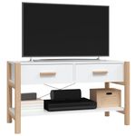 Casa si Gradina - Mobilier - Comode si corpuri - Comode - Comoda TV, alb, 82x38x45 cm, lemn prelucrat - Infinity.ro