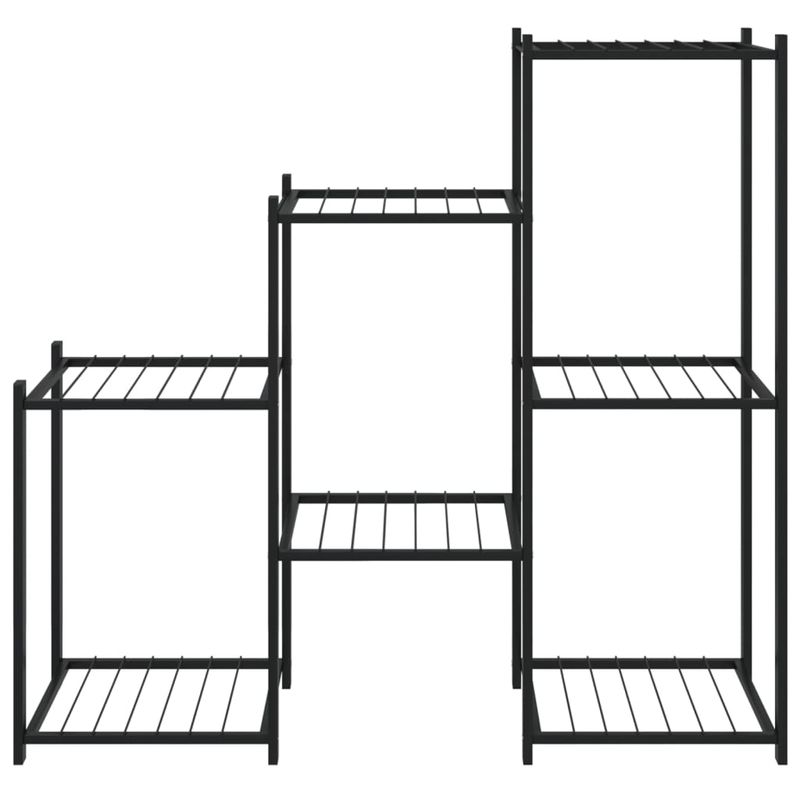 Casa si Gradina - Gradinarit si plante - Plante si ghivece - Ghivece si suporturi - Suport pentru flori, 83x25x80 cm, negru, fier - Infinity.ro