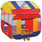 Jucarii, Copii si Bebe - Jucarii si jocuri - Jucarii de exterior - Spatii de joaca si accesorii - Cort de joaca cu 550 de bile, 123x120x126 cm, multicolor - Infinity.ro