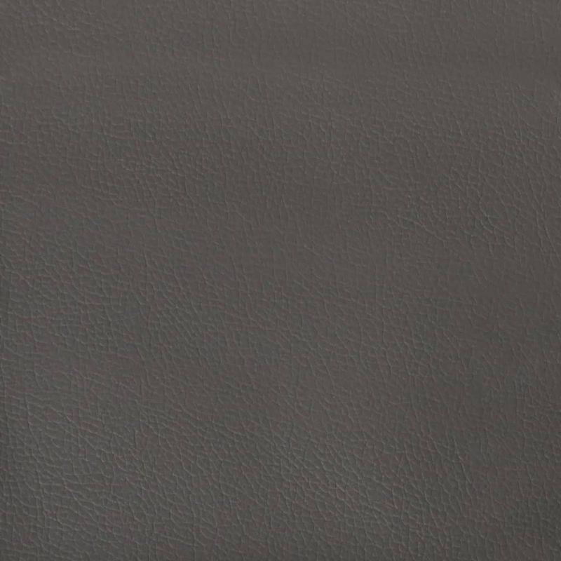 Casa si Gradina - Mobilier - Canapele si coltare - Canapele - Canapea cu 2 locuri, perne&pernute gri 140 cm piele ecologica - Infinity.ro