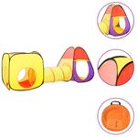 Jucarii, Copii si Bebe - Jucarii si jocuri - Jucarii de exterior - Spatii de joaca si accesorii - Cort de joaca pentru copii 250 bile, multicolor, 255x80x100 cm, multicolor 1 - Infinity.ro