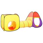 Jucarii, Copii si Bebe - Jucarii si jocuri - Jucarii de exterior - Spatii de joaca si accesorii - Cort de joaca pentru copii 250 bile, multicolor, 255x80x100 cm, multicolor 2 - Infinity.ro