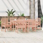 Casa si Gradina - Gradina si terasa - Mobilier exterior - Seturi mobila gradina - Set cu masa de gradina, 7 piese, lemn masiv douglas - Infinity.ro