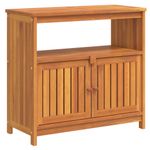 Casa si Gradina - Gradina si terasa - Mobilier exterior - Mese gradina - Masa consola de gradina, 80x35x75 cm, lemn masiv de acacia - Infinity.ro