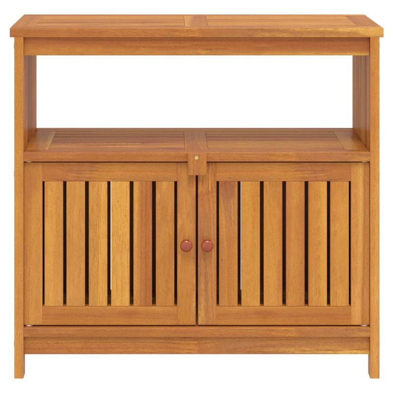 Casa si Gradina - Gradina si terasa - Mobilier exterior - Mese gradina - Masa consola de gradina, 80x35x75 cm, lemn masiv de acacia - Infinity.ro