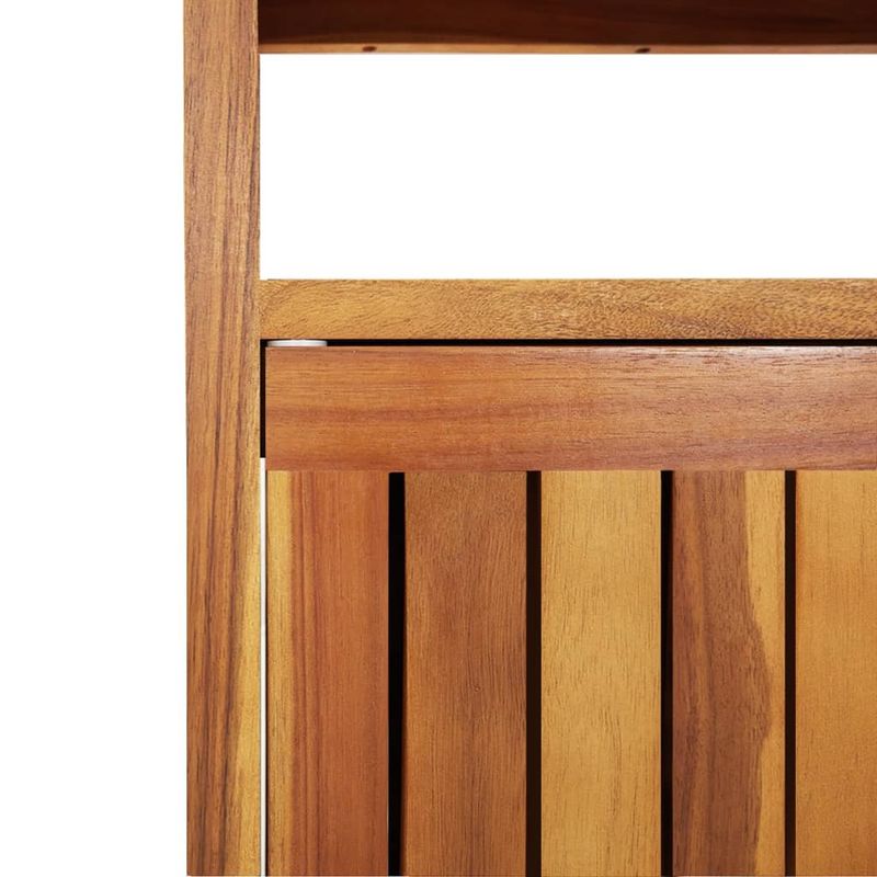 Casa si Gradina - Gradina si terasa - Mobilier exterior - Mese gradina - Masa consola de gradina, 80x35x75 cm, lemn masiv de acacia - Infinity.ro