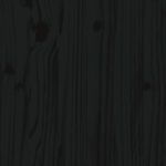 Casa si Gradina - Mobilier - Canapele si coltare - Banchete - Banca, negru, 112,5x51,5x96,5 cm, lemn masiv de pin - Infinity.ro