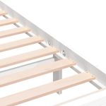 Casa si Gradina - Mobilier - Paturi si accesorii - Paturi - Cadru de pat mic single, alb, 90x190 cm, lemn masiv - Infinity.ro