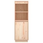Casa si Gradina - Mobilier - Comode si corpuri - Corpuri bucatarie - Dulap inalt, gri, 37x34x110 cm, lemn masiv de pin - Infinity.ro