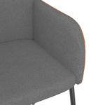 Casa si Gradina - Mobilier - Scaune si fotolii - Scaune - Scaune de bucatarie, 2 buc., gri deschis, textil / piele ecologica - Infinity.ro